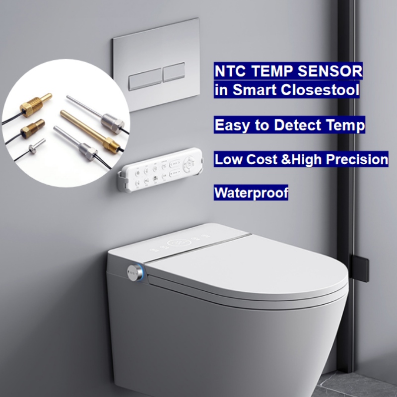 Senzor de senzor de temperatură termistor NTC în scaunul de toaletă inteligent apropiat